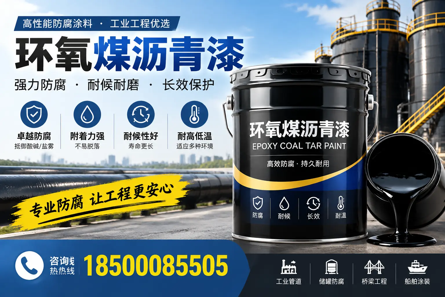 环氧煤沥青漆的施工方法与注意事项，确保在六盘水顺利完成